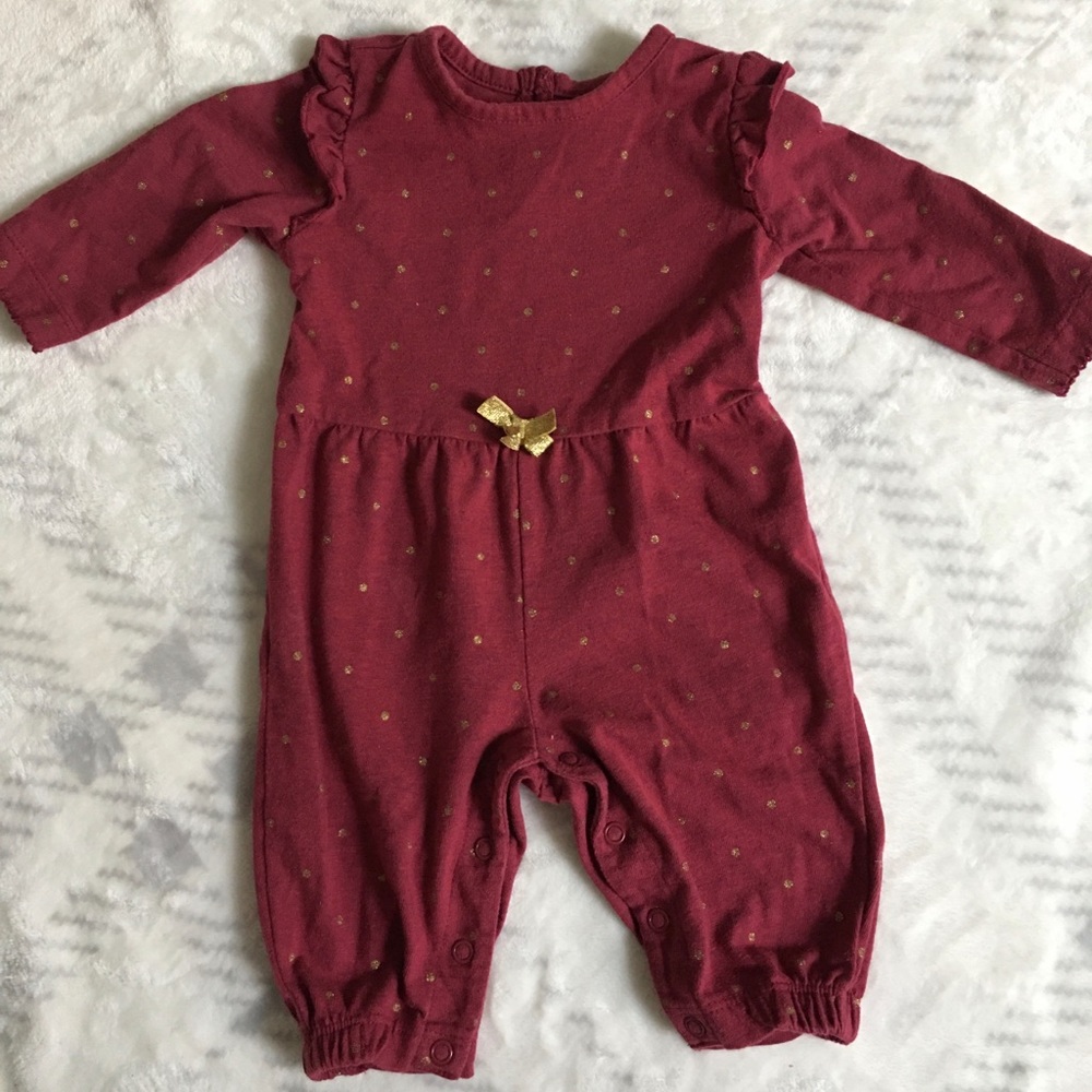 3-mo Maroon & Gold jumper
